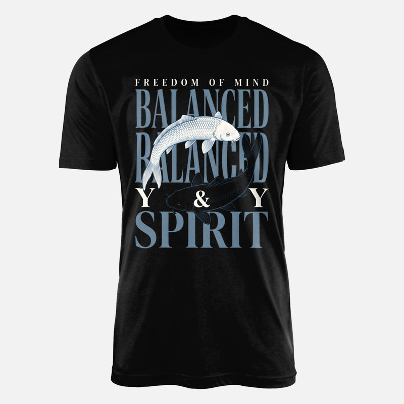 T-shirts: Koi-Fische Yin Yang Balance