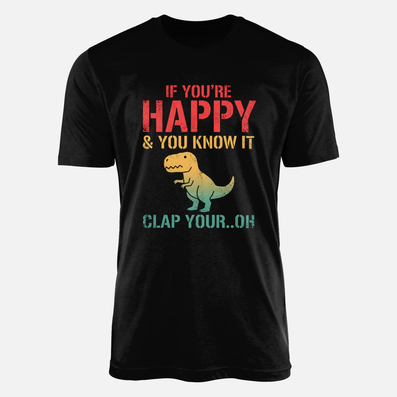 T-shirts: T-Rex kann nicht klatschen
