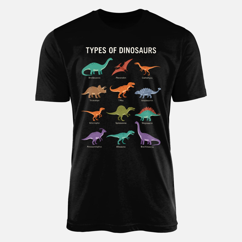 T-shirts: Dinosaurierarten &Uuml;bersicht Guide