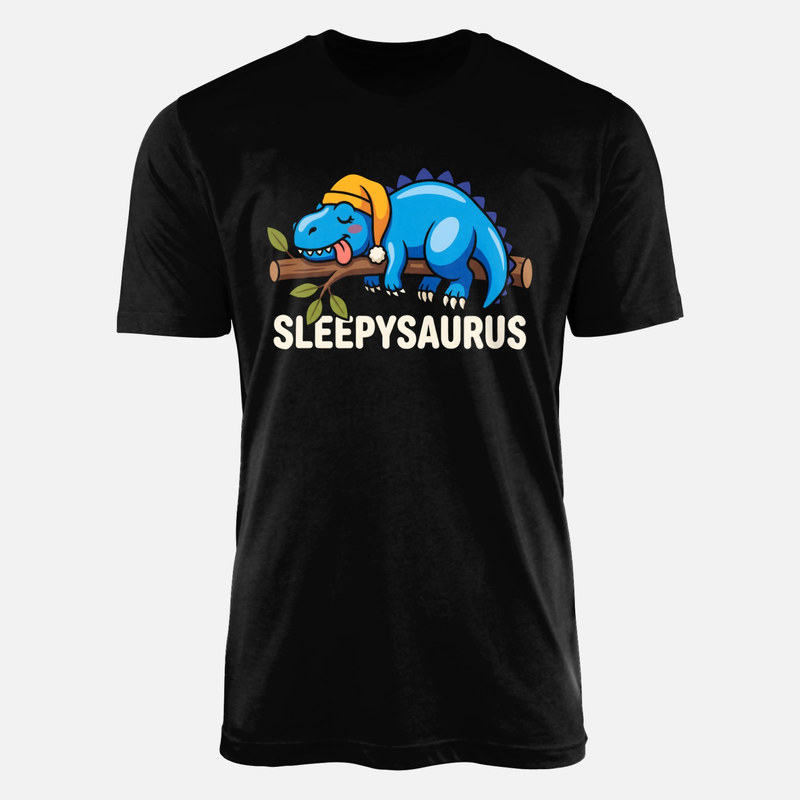 T-shirts: Schlafender Dinosaurier auf Ast