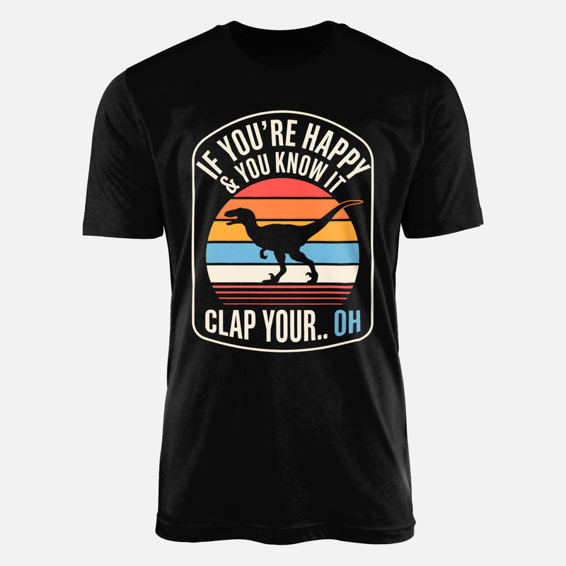 T-shirts: T-Rex Klatscht Nicht Kurze Arme