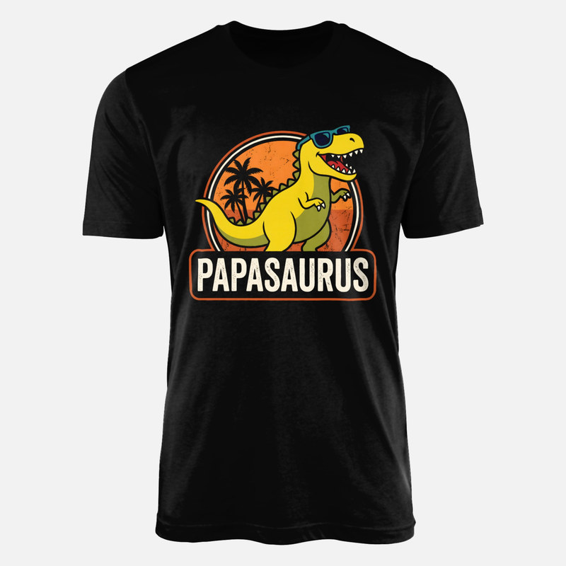 T-shirts: Lustiger Papasaurus T-Rex mit Sonnenbrille