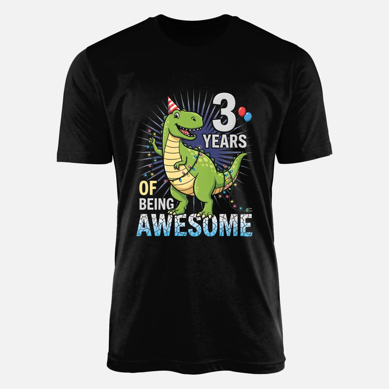 T-shirts: 3 Jahre Fantastisch Dino Party