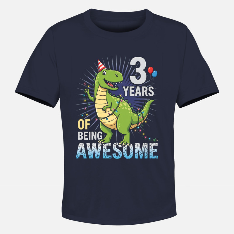 T-shirts: 3 Jahre Fantastisch Dino Party