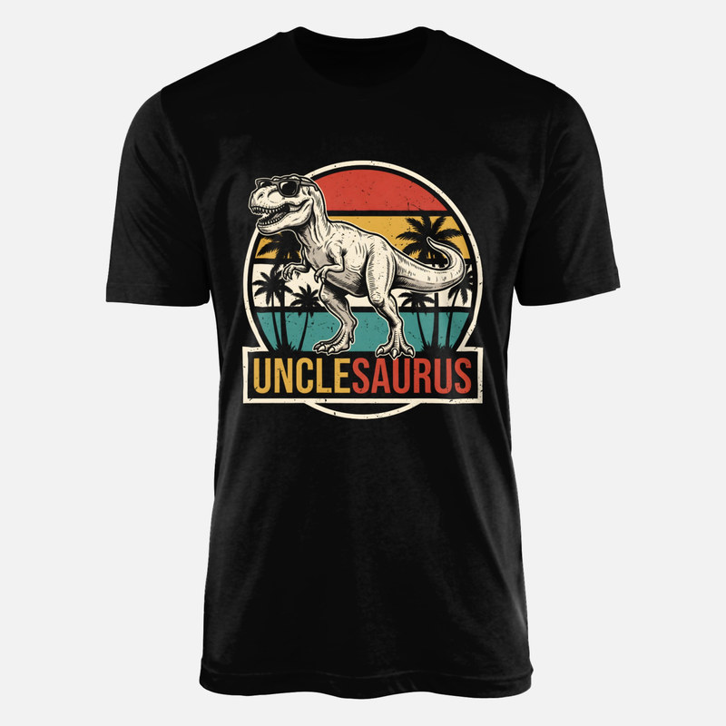 T-shirts: Cooler T-Rex Onkel mit Sonnenbrille Retro