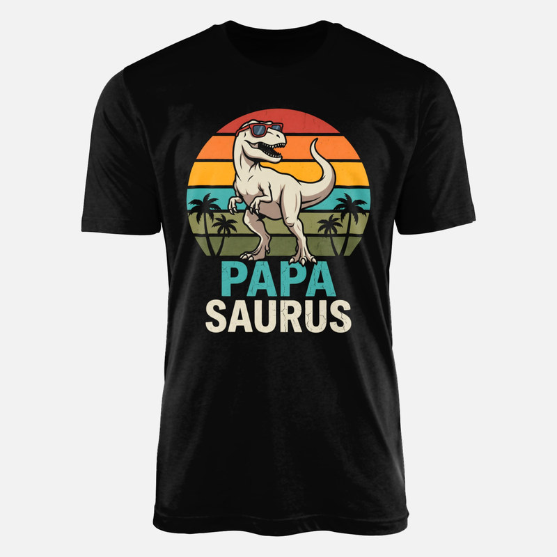 T-shirts: Papasaurus T-Rex mit Sonnenbrille
