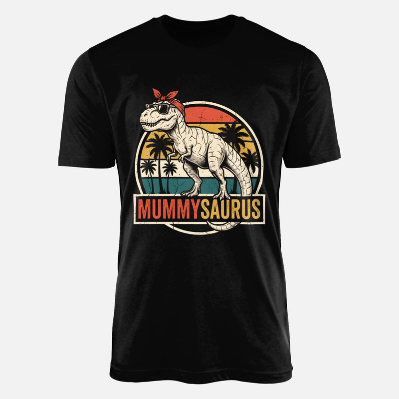 T-shirts: Mummysaurus Mama Dino Retro