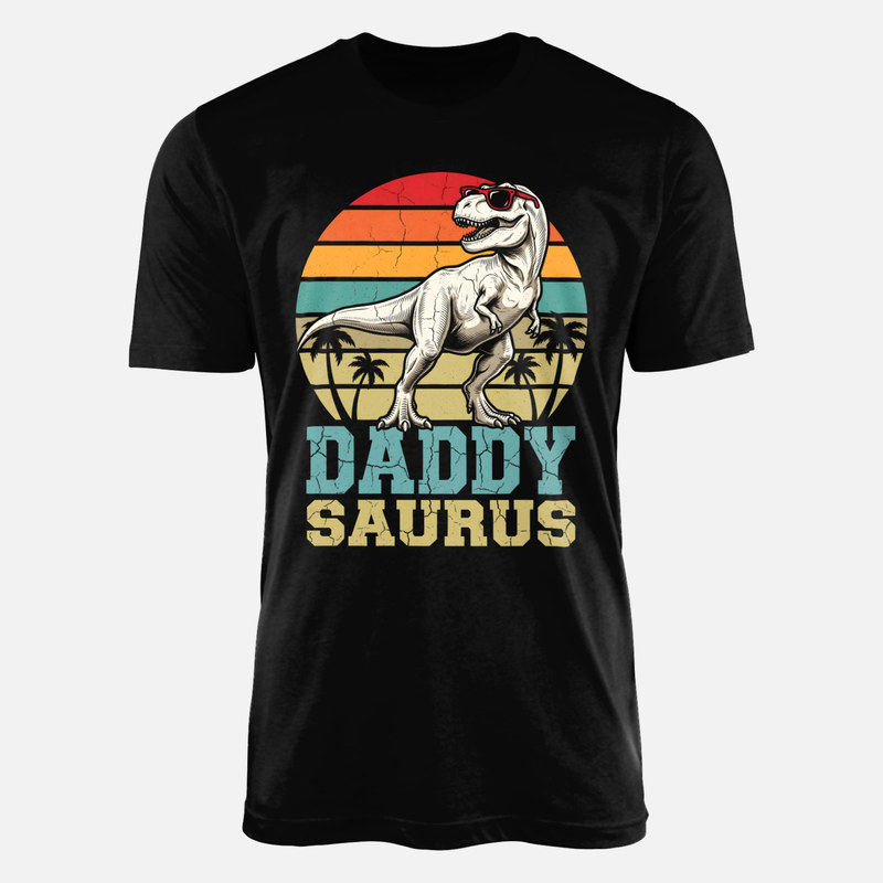 T-shirts: Daddy Saurus T-Rex mit Sonnenbrille