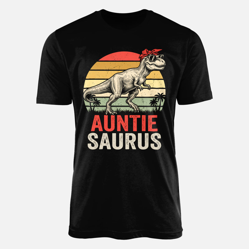 T-shirts: Auntie Saurus T-Rex mit Sonnenbrille