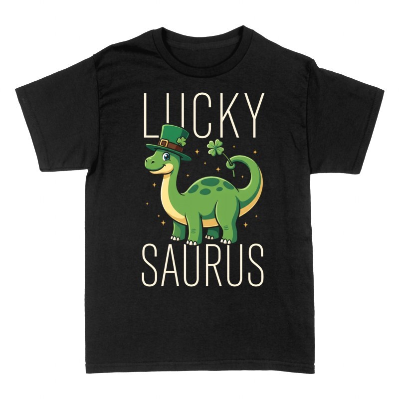 T-shirts: St. Patrick's Dino mit Kleeblatt