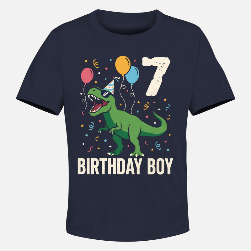 T-shirts: Dinosaurier 7. Geburtstag T-Rex Party