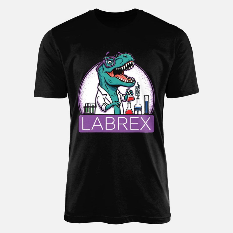 T-shirts: Wissenschaftler T-Rex im Labor
