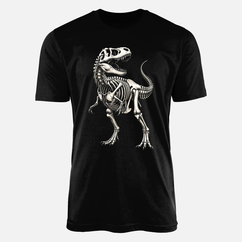 T-shirts: Br&uuml;llendes T-Rex Skelett