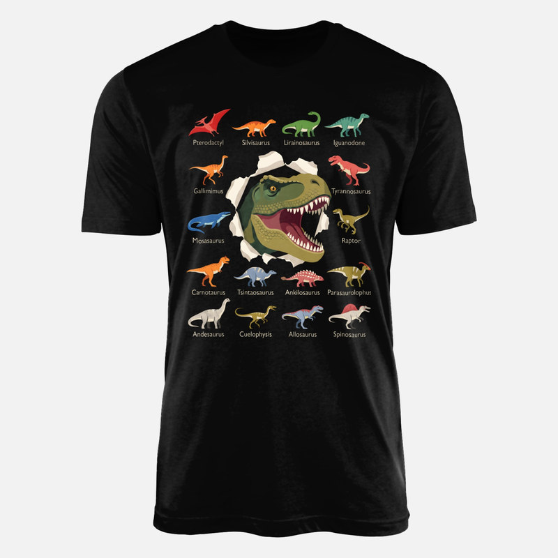 T-shirts: Dinosaurier-Arten mit T-Rex Durchbruch
