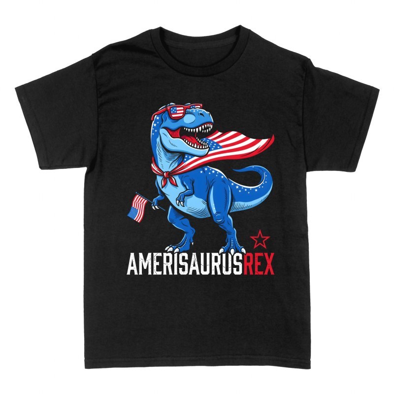 T-shirts: Amerisaurus Rex USA Dinosaurier