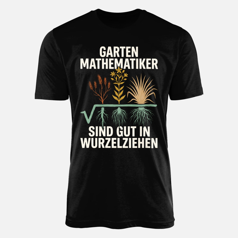 T-shirts: Garten-Mathematiker Wurzelziehen
