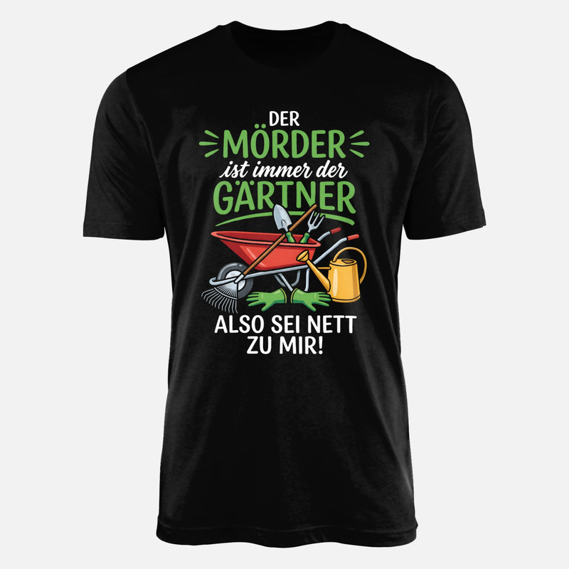 T-shirts: Der M&ouml;rder ist immer der G&auml;rtner