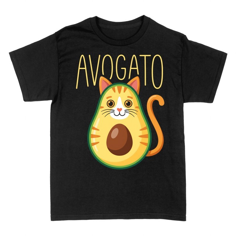 T-shirts: Avocado Katze Avogato