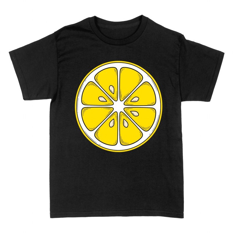 T-shirts: Frische Zitronenscheibe