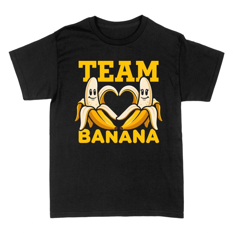 T-shirts: Bananen-Paar mit Herz