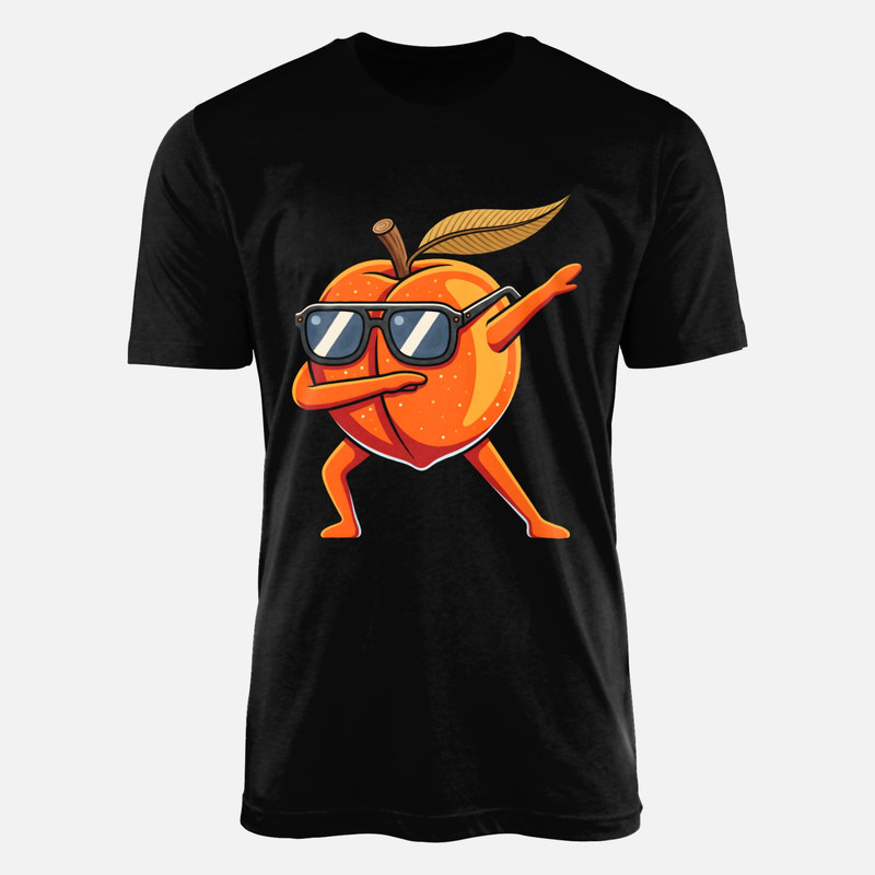T-shirts: Dabbender Pfirsich mit Sonnenbrille