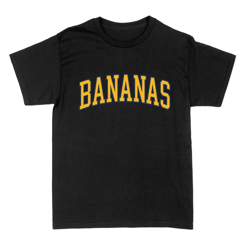 T-shirts: Bananas Varsity Schriftzug