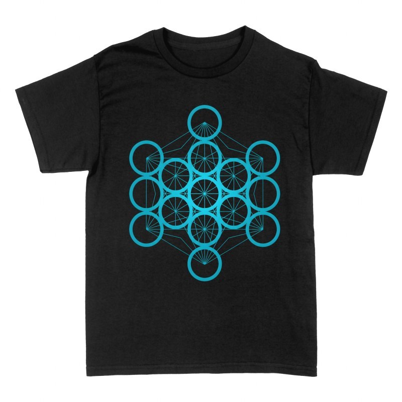 T-shirts: Metatron-W&uuml;rfel Heilige Geometrie