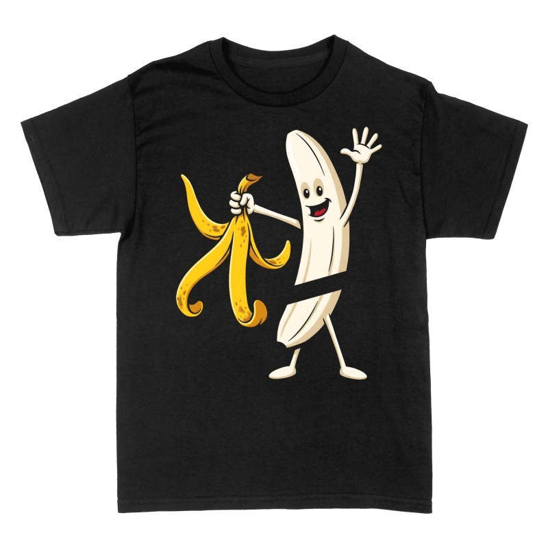 T-shirts: Nackte zensierte Banane