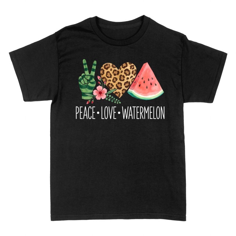 T-shirts: Frieden Liebe Wassermelone