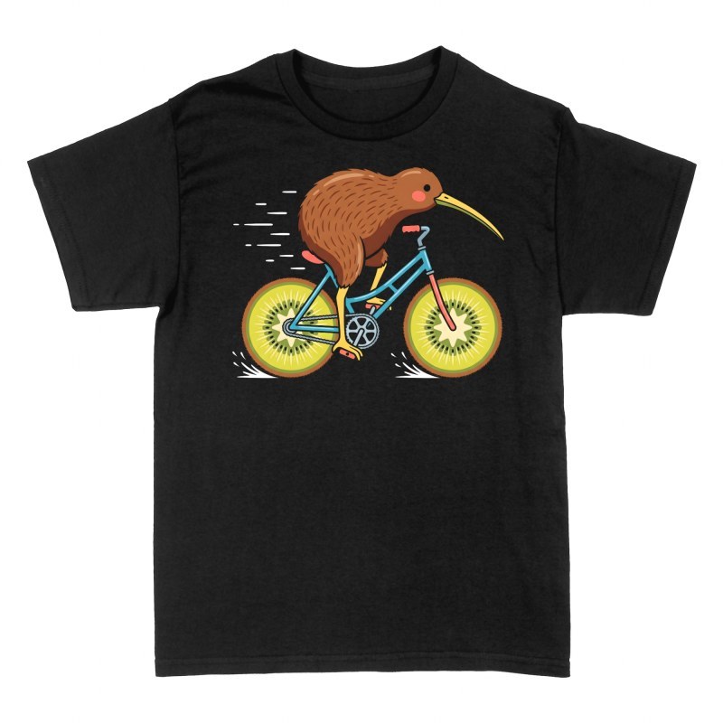 T-shirts: Kiwi Vogel auf Kiwi Fahrrad