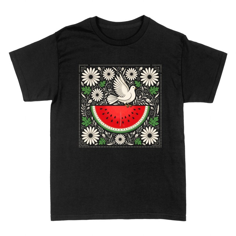 T-shirts: Friedenstaube und Wassermelone