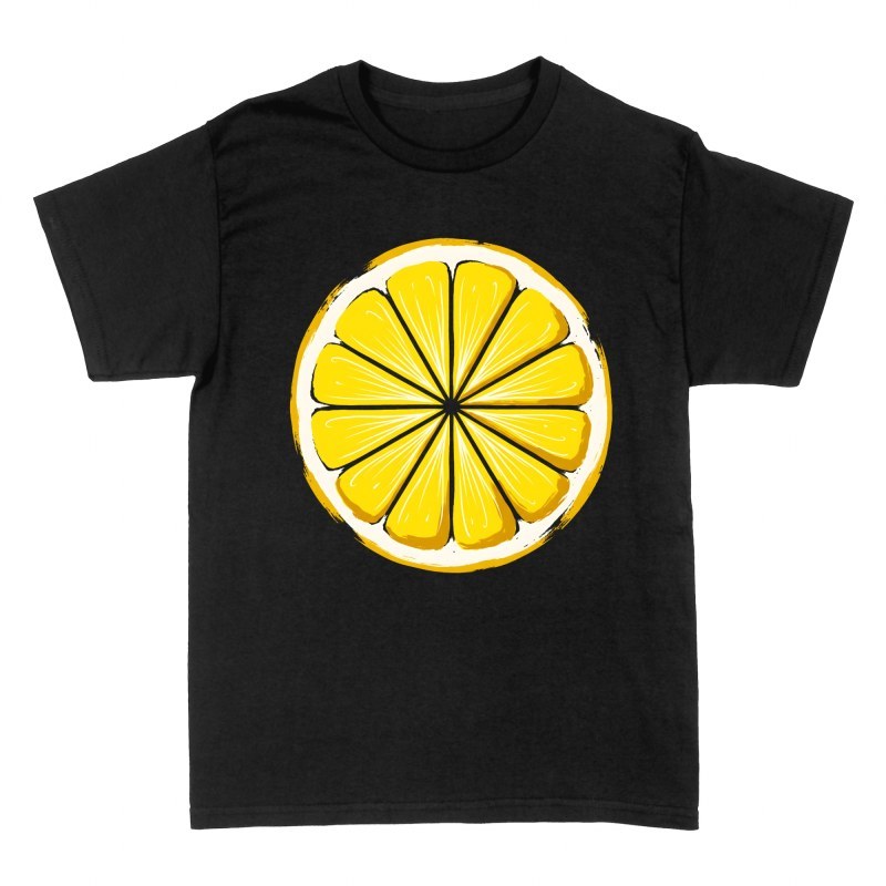 T-shirts: Gemalte Zitronenscheibe Pop-Art