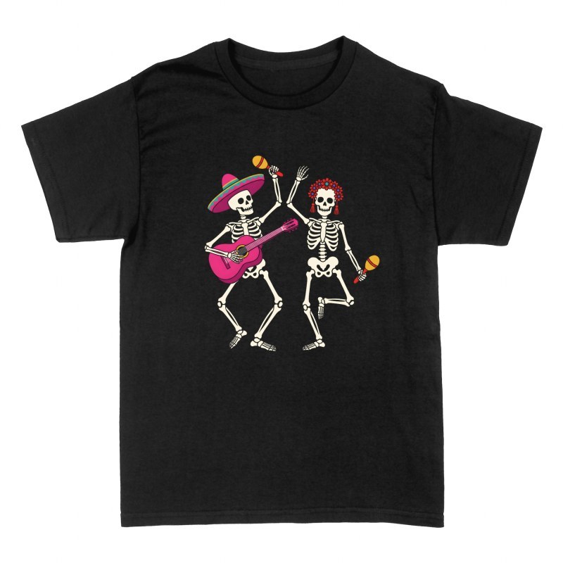 T-shirts: Tanzende Mariachi-Skelette &amp; Catrina