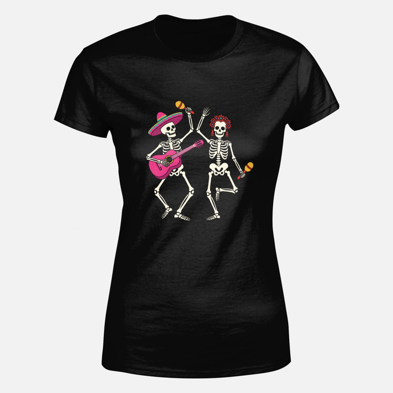 T-shirts: Tanzende Mariachi-Skelette &amp; Catrina