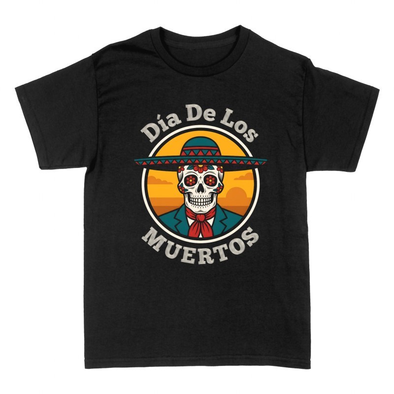 T-shirts: Mariachi Zuckersch&auml;del D&iacute;a de los Muertos