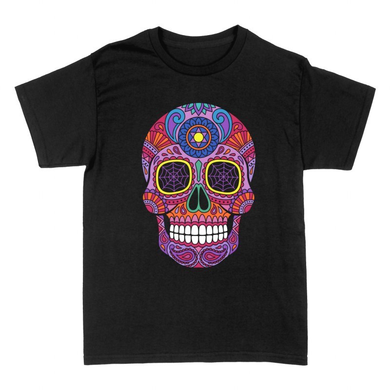 T-shirts: Bunter mexikanischer Sugar Skull