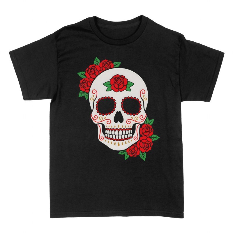 T-shirts: Zuckersch&auml;del mit roten Rosen