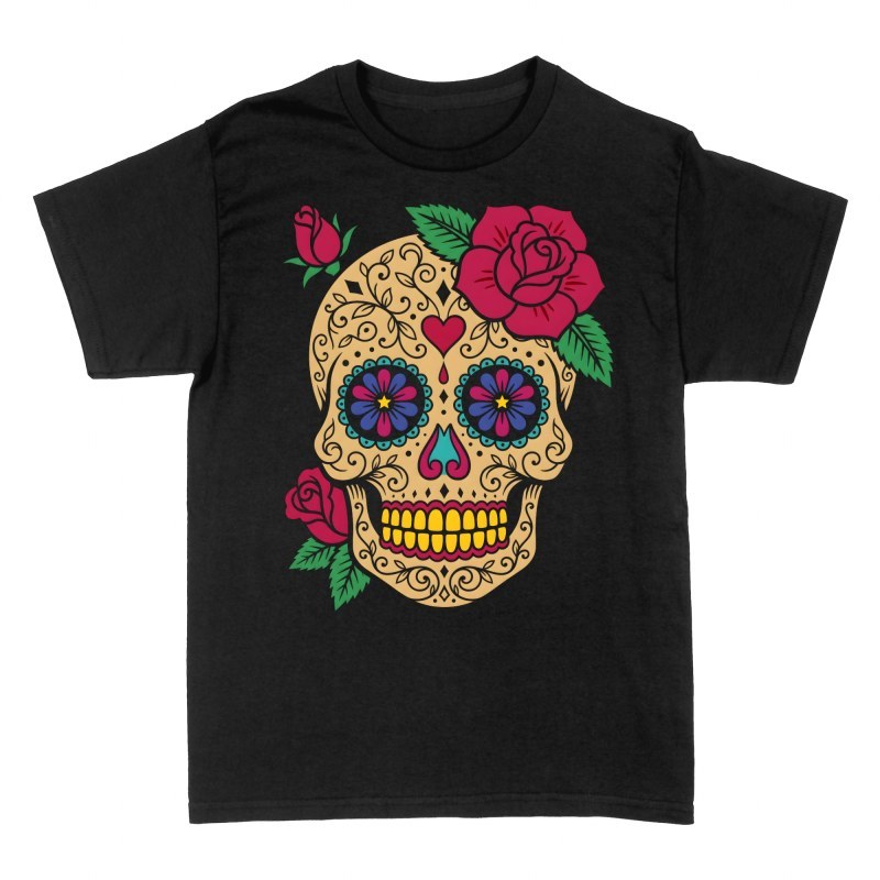 T-shirts: Zuckersch&auml;del mit roten Rosen