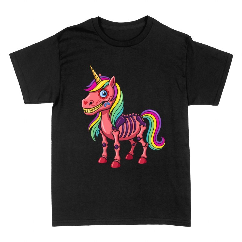 T-shirts: Zucker-Skelett Einhorn Dia de los Muertos