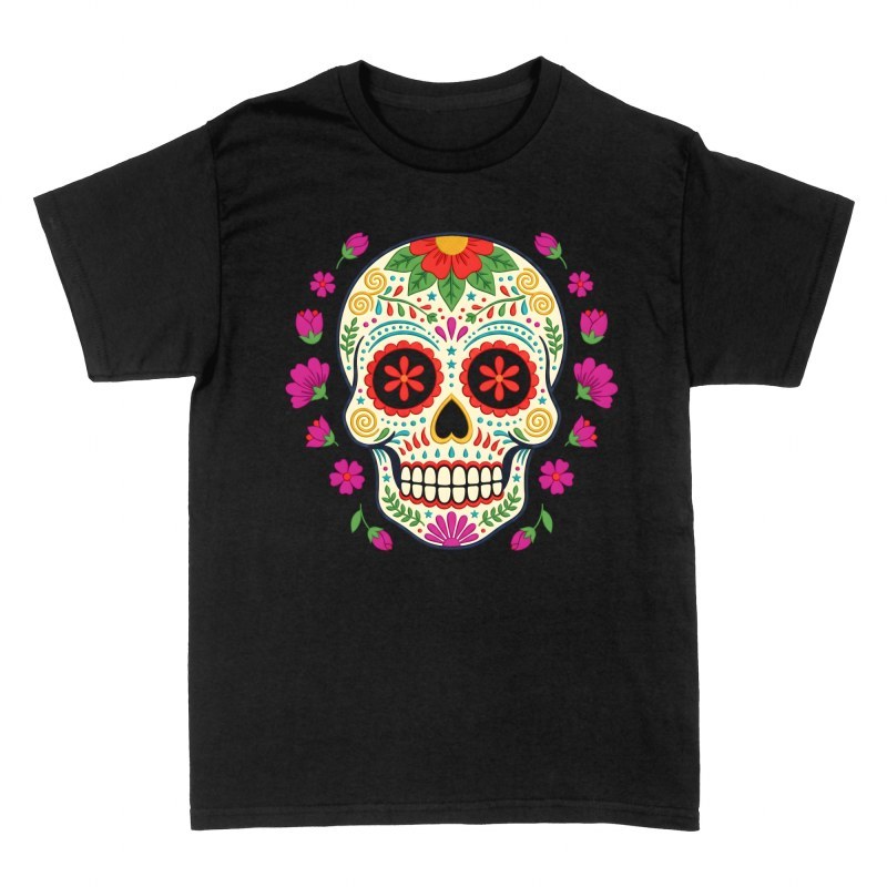 T-shirts: Gestickter mexikanischer Zuckersch&auml;del