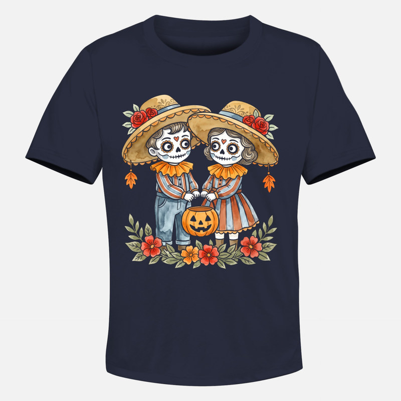 T-shirts: Catrina Kinder mit K&uuml;rbis