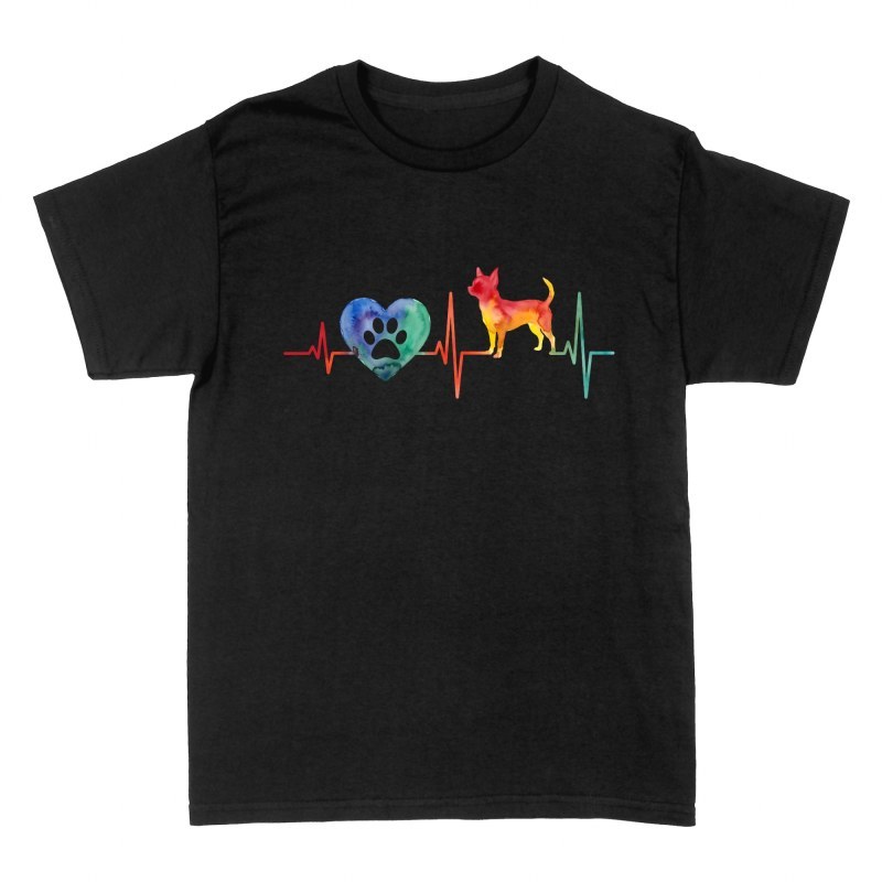 T-shirts: Chihuahua Herzschlag Aquarell