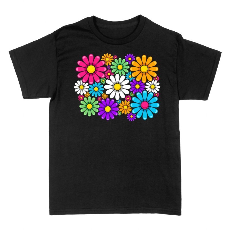 T-shirts: Bunte Retro G&auml;nsebl&uuml;mchen