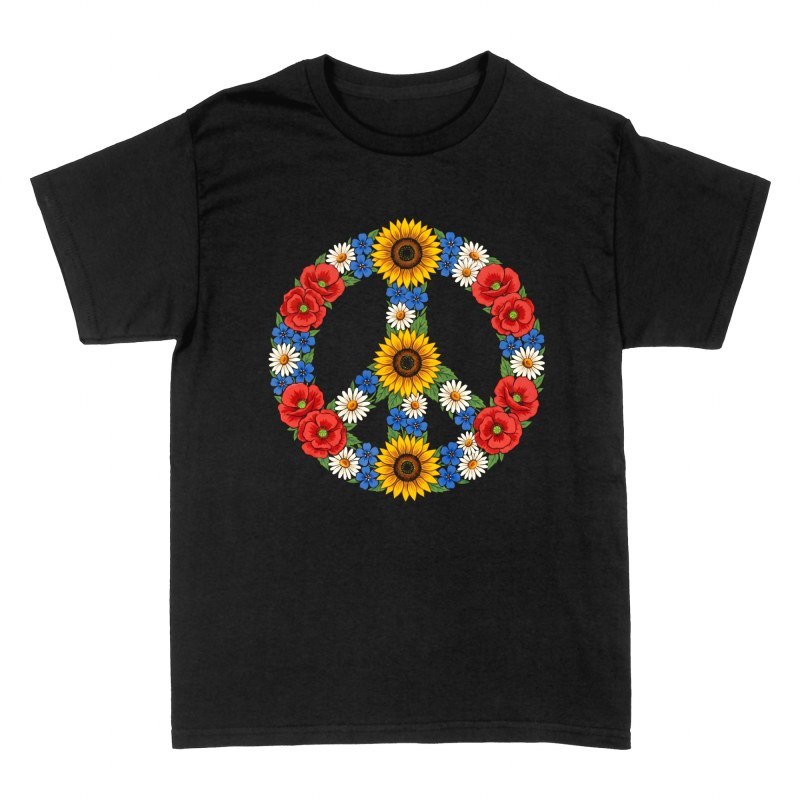 T-shirts: Florales Friedenszeichen