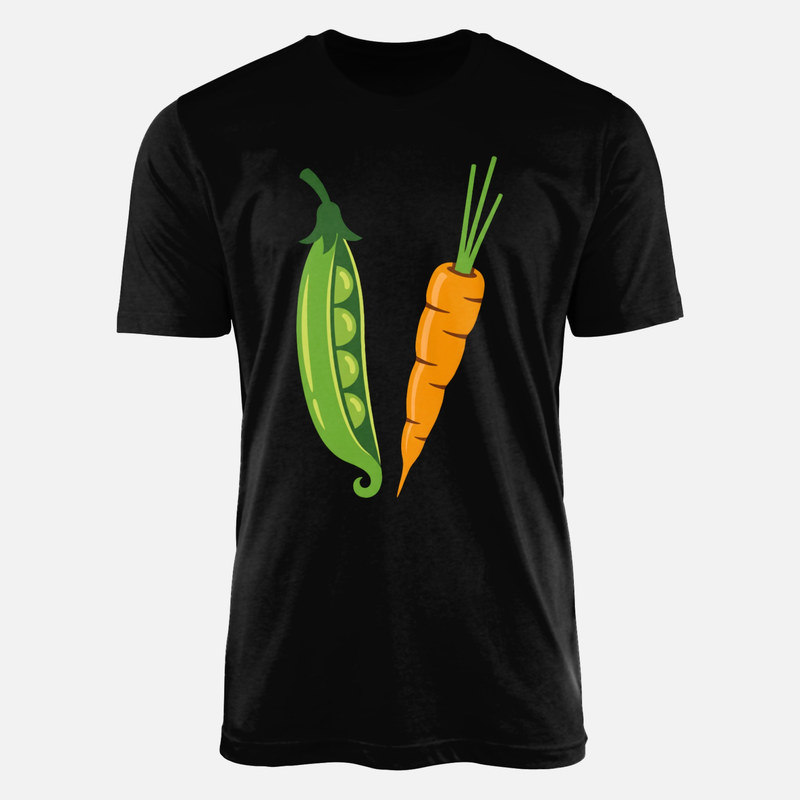 T-shirts: Erbsen und Karotte