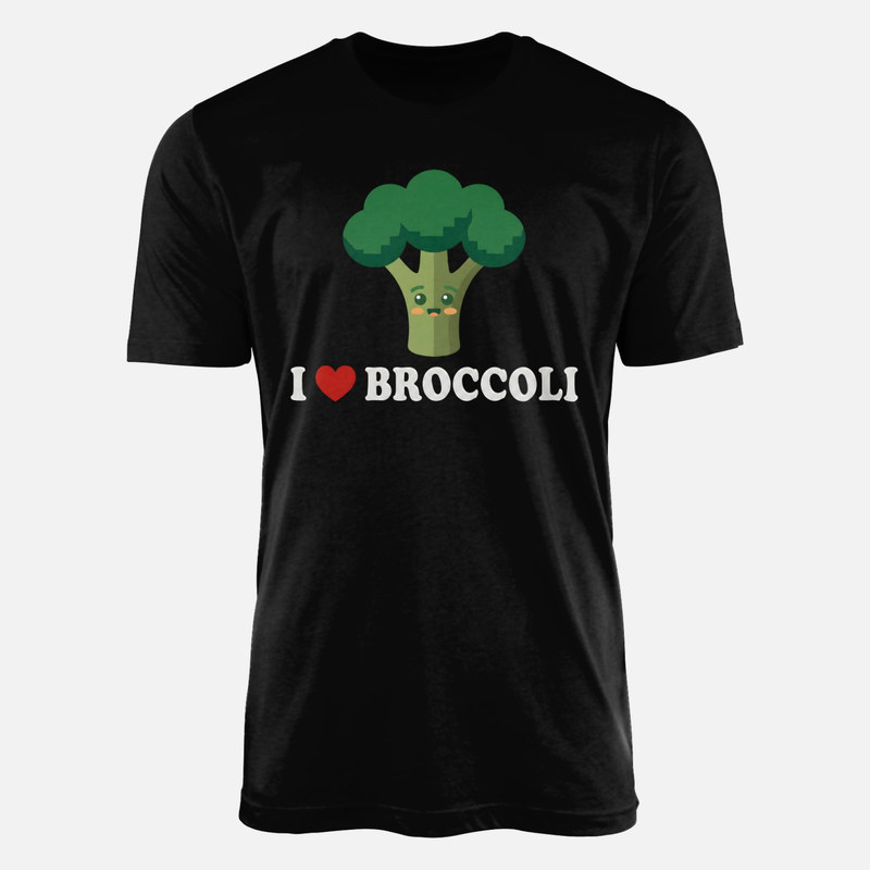 T-shirts: Ich liebe Brokkoli Kawaii