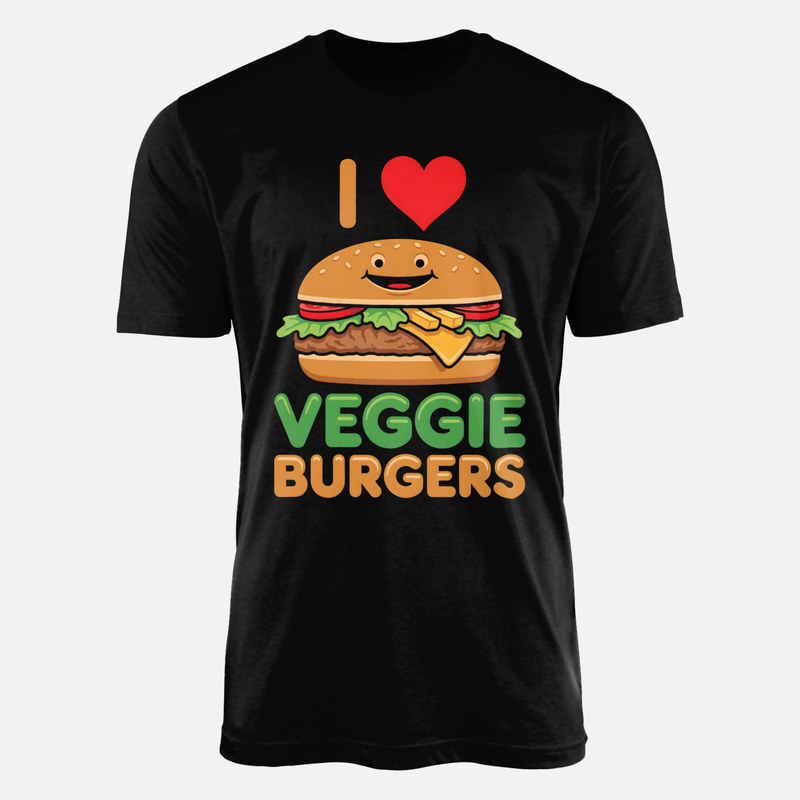 T-shirts: Ich liebe Veggie-Burger Kawaii
