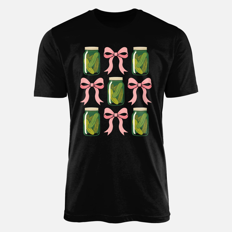 T-shirts: Gew&uuml;rzgurken im Glas mit Coquette Schleifen