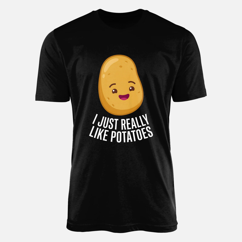T-shirts: Ich mag Kartoffeln wirklich sehr