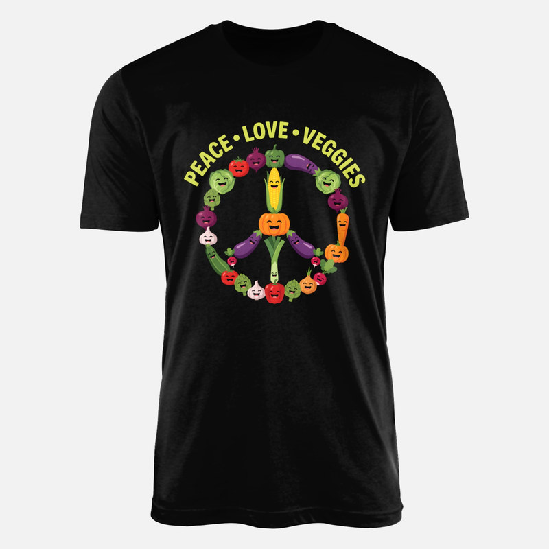 T-shirts: Friedenszeichen aus Gem&uuml;se Kawaii
